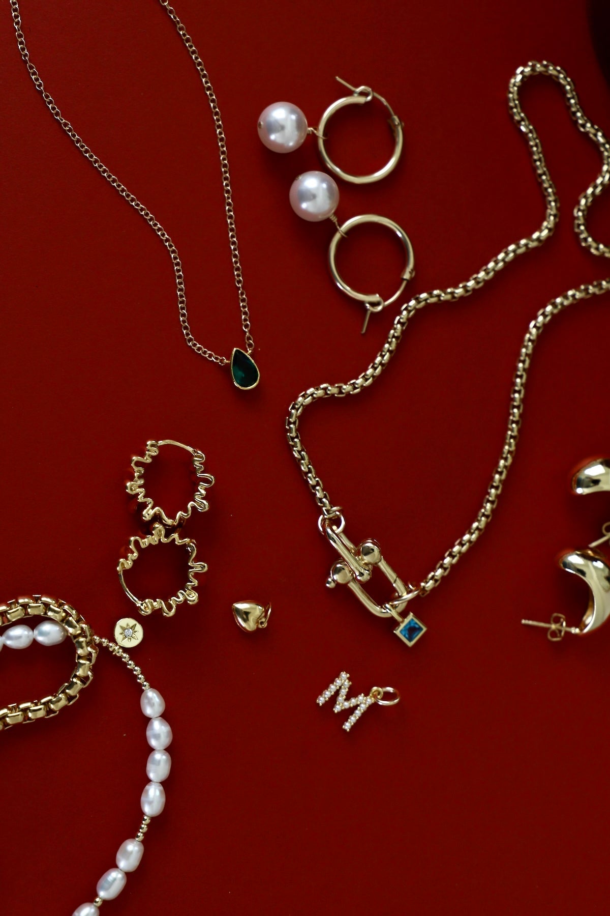 SQUARE BEZEL BIRTHSTONE CHARM - Concordia Style Boutique