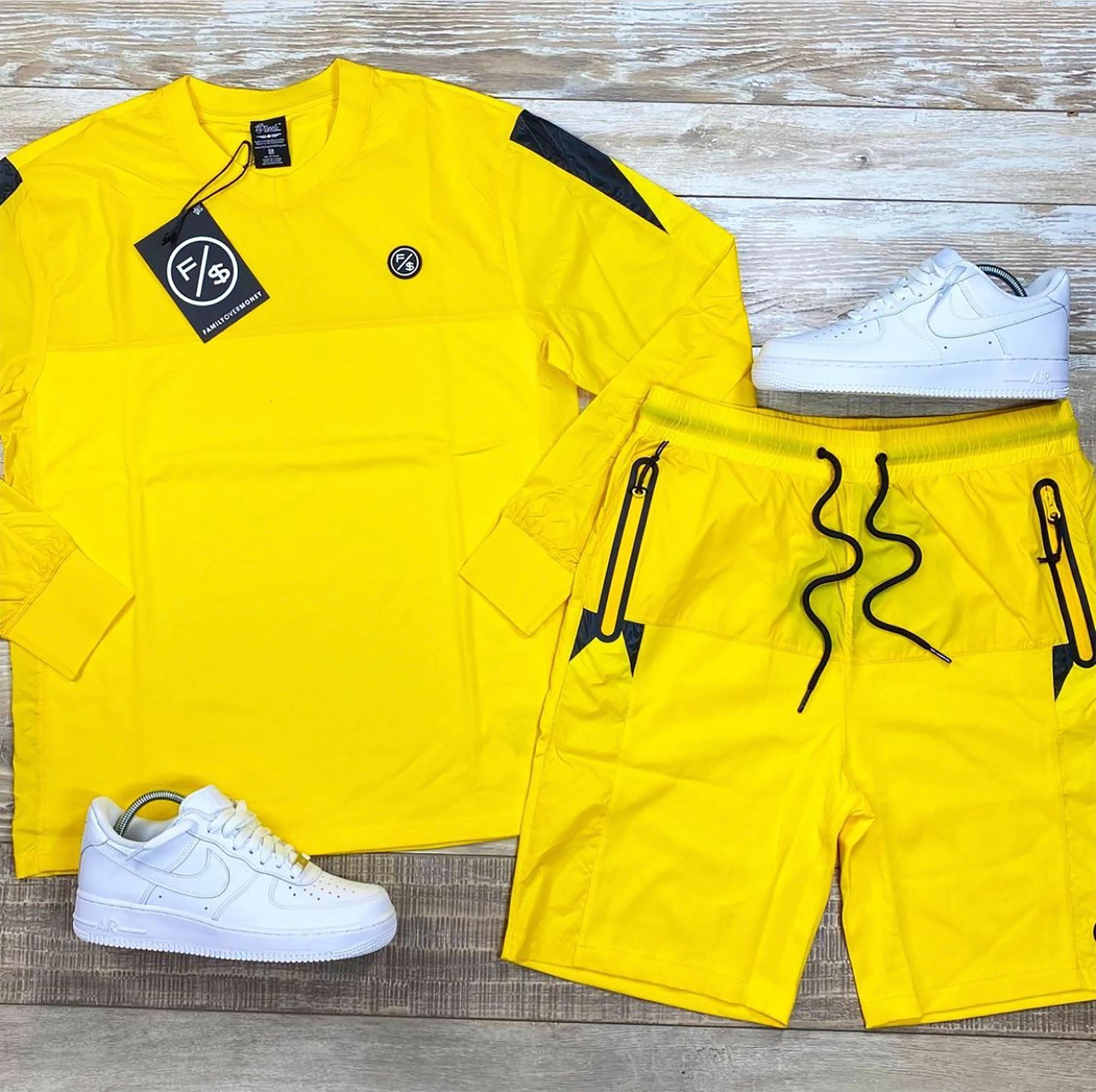 FS LEI$URE LS Pullover (Yellow) - Concordia Style Boutique