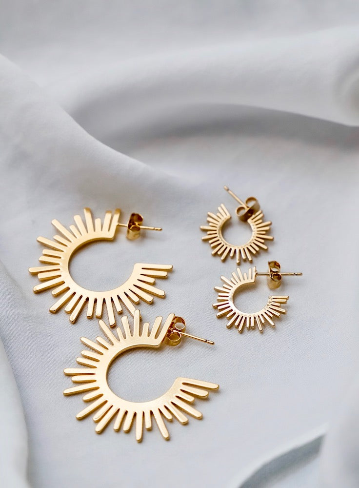 SUN SILHOUETTE HOOPS - Concordia Style Boutique