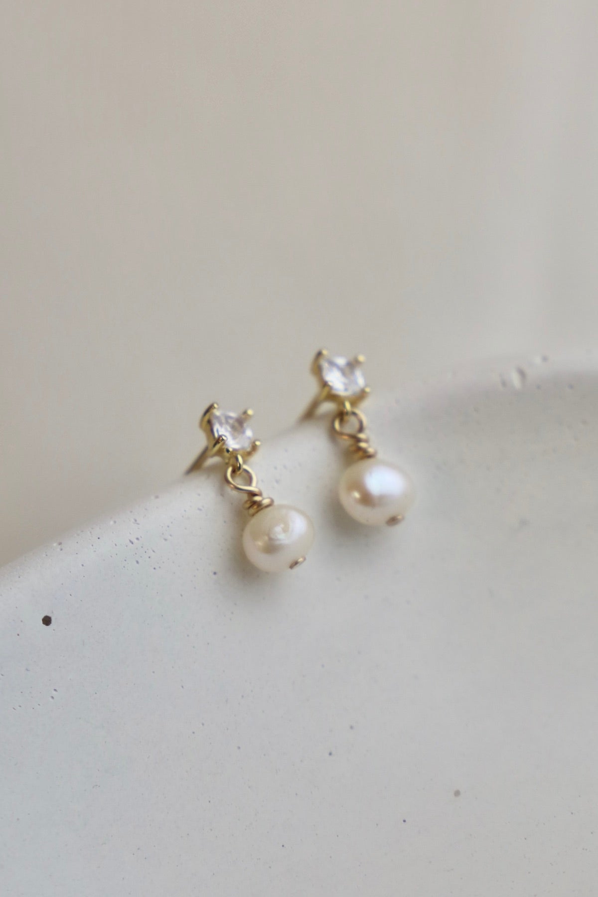 CLAIRE PEARL STUDS - Concordia Style Boutique