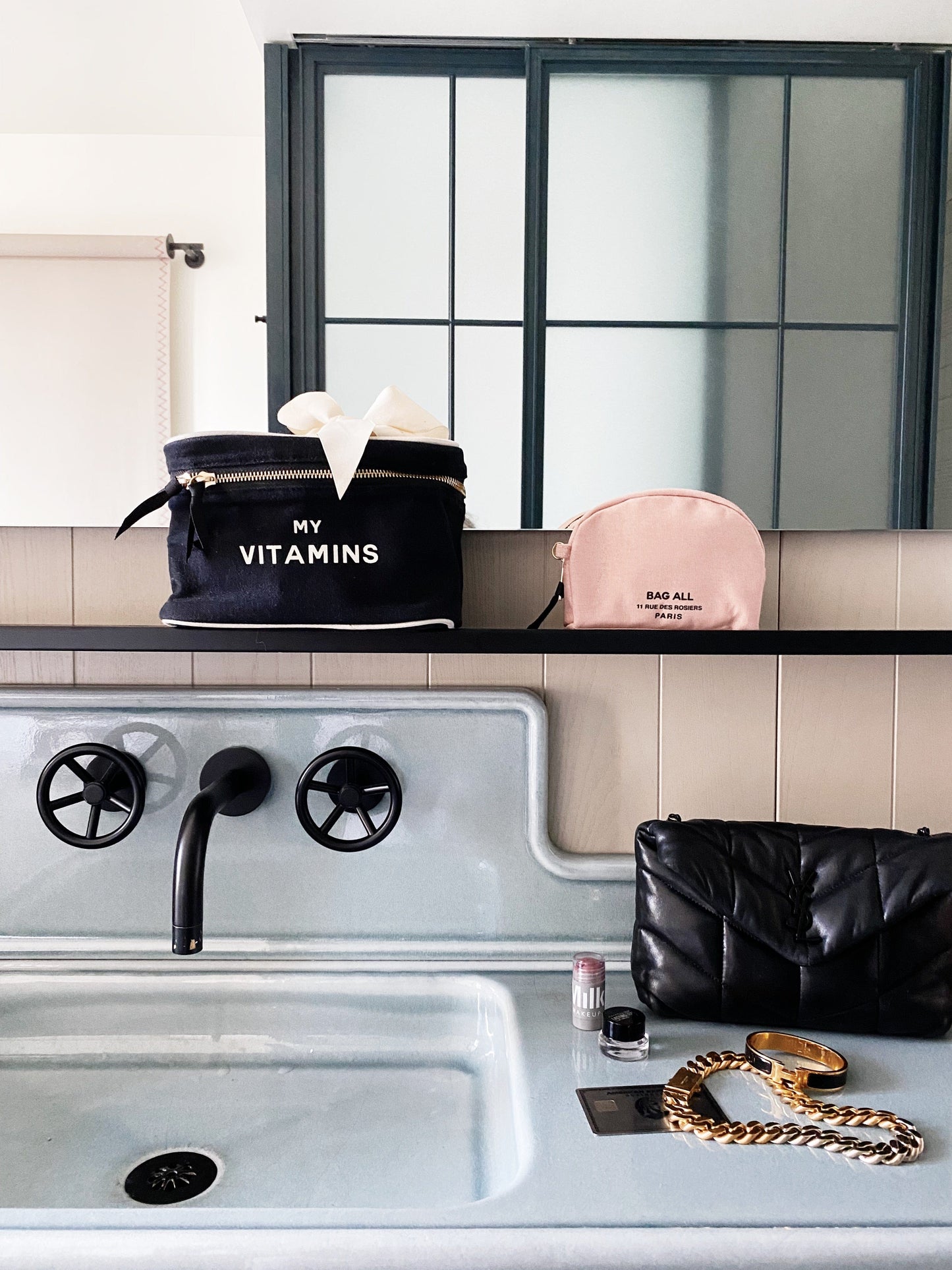 Vitamins Storage and Travel Box, Black - Concordia Style Boutique
