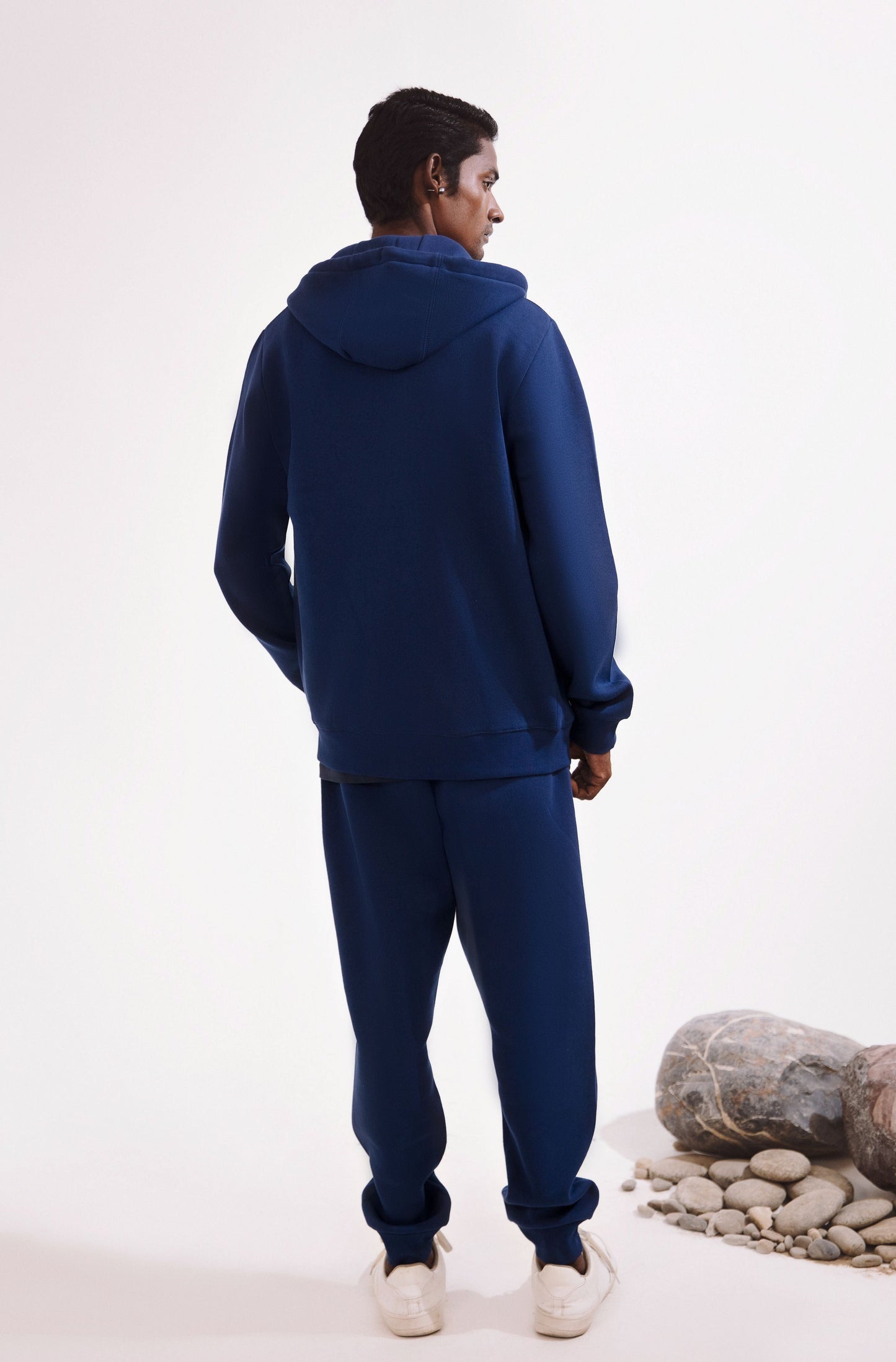 Zipper Hoodie - Midnight Blue - Concordia Style Boutique