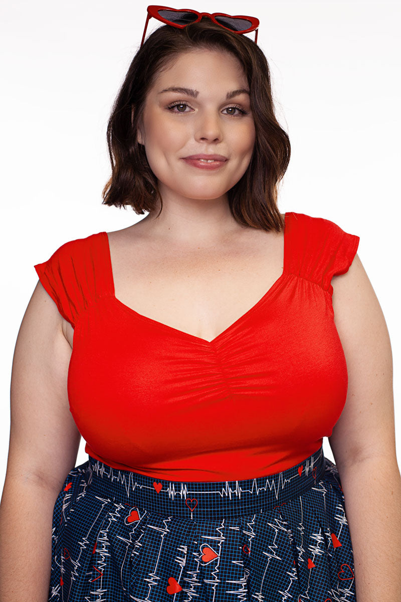 Isabel Top in Red - Concordia Style Boutique