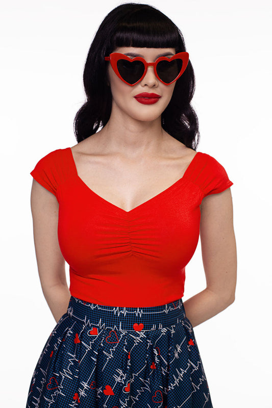 Isabel Top in Red - Concordia Style Boutique