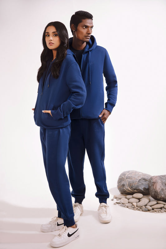 Zipper Hoodie - Midnight Blue - Concordia Style Boutique