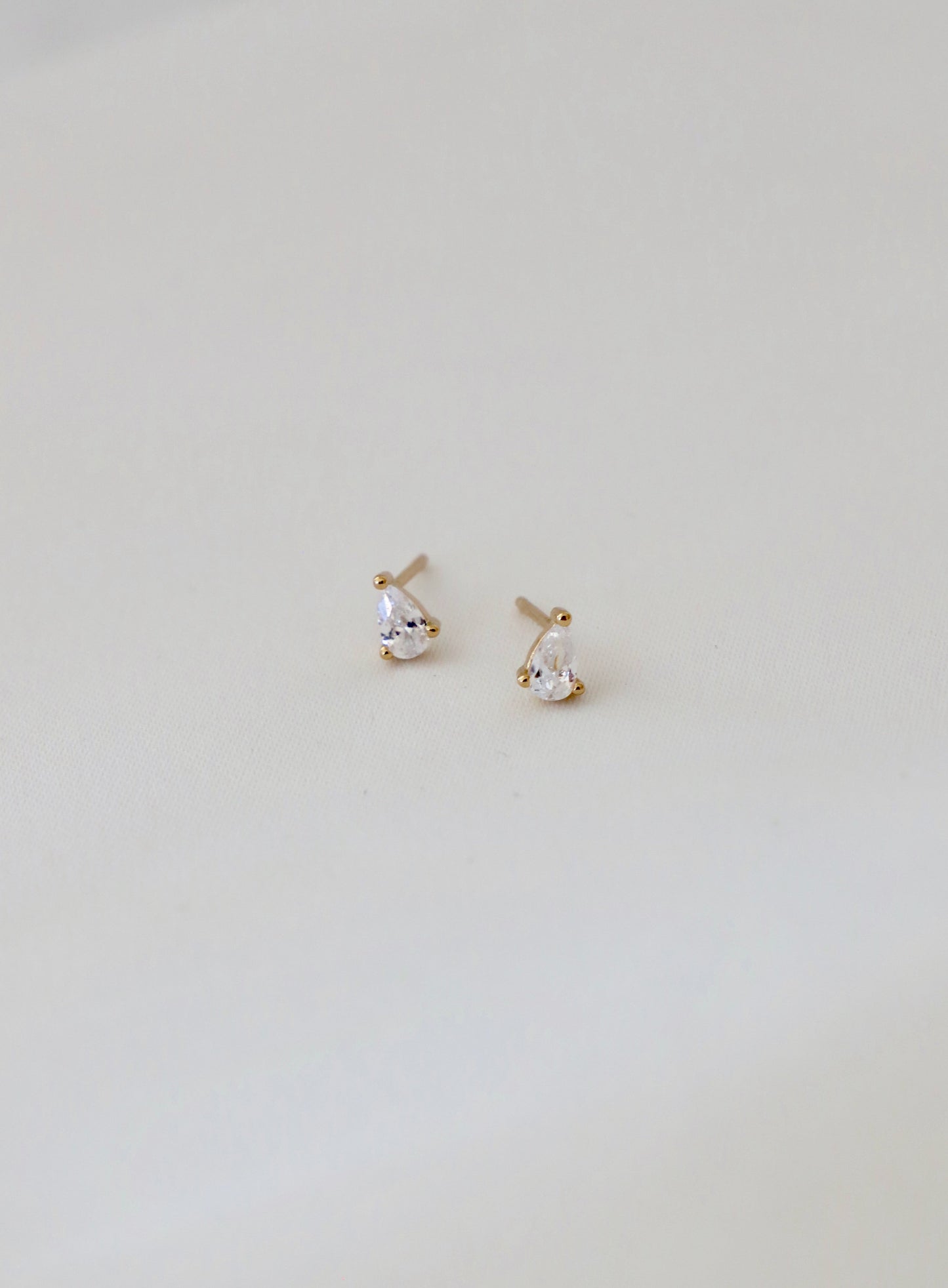 MINI TEARDROP CZ STUDS - Concordia Style Boutique