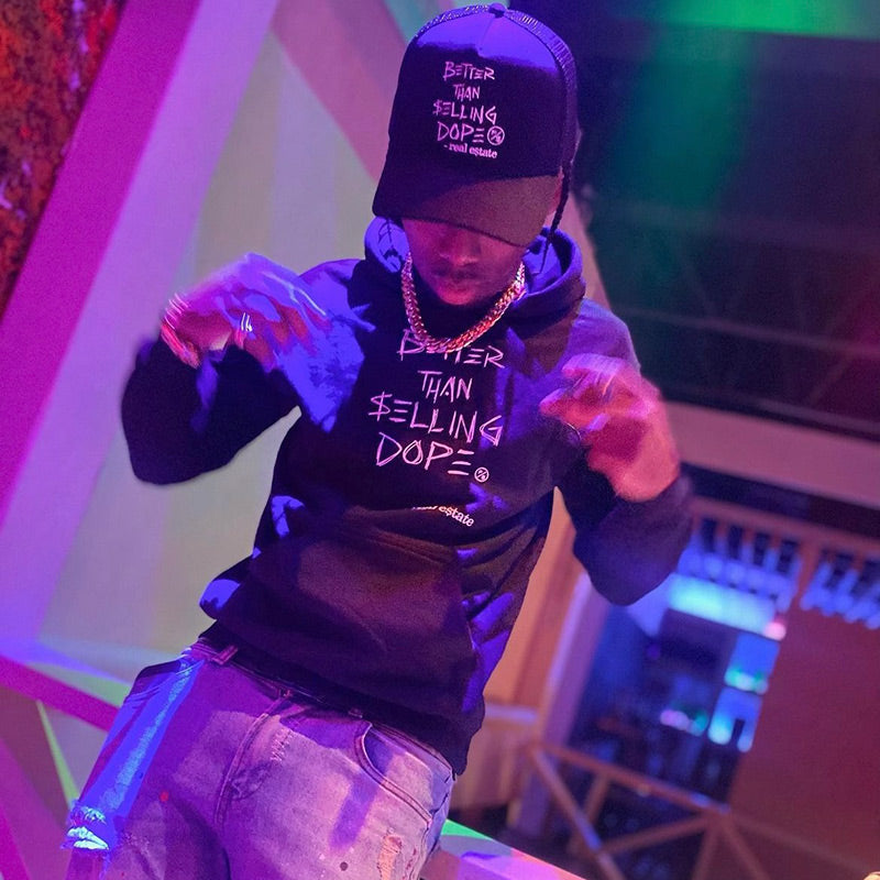 Better Than Selling Dope - Real Estate (Hoodies - BLK) - Concordia Style Boutique