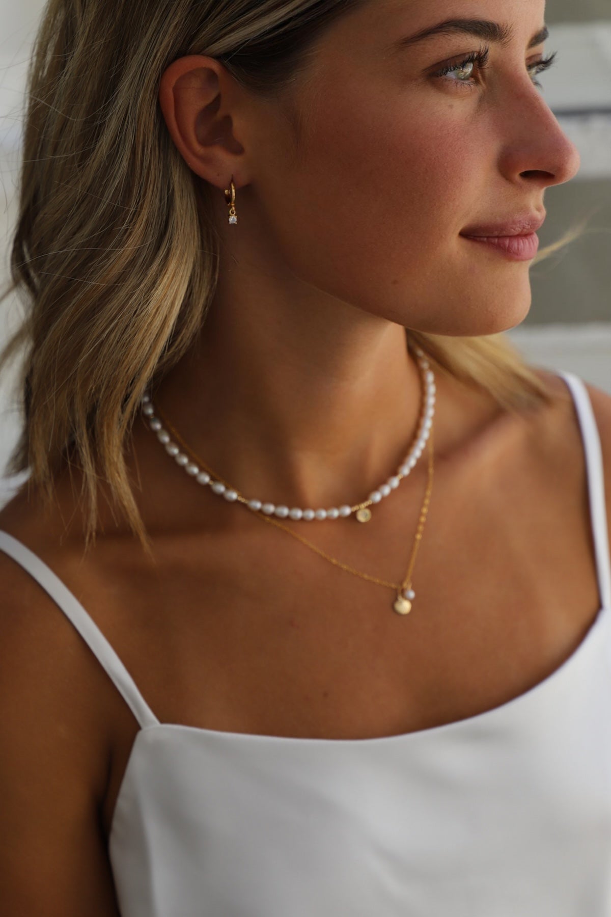 MINIATURE CZ DROP EARRINGS - Concordia Style Boutique