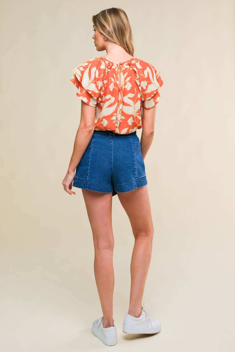 AZURE ELEGANCE DENIM SKORT - Concordia Style Boutique
