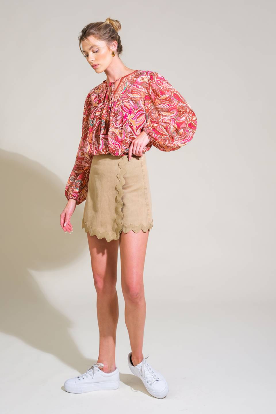 ALL THE SAME WOVEN SKORT - Concordia Style Boutique