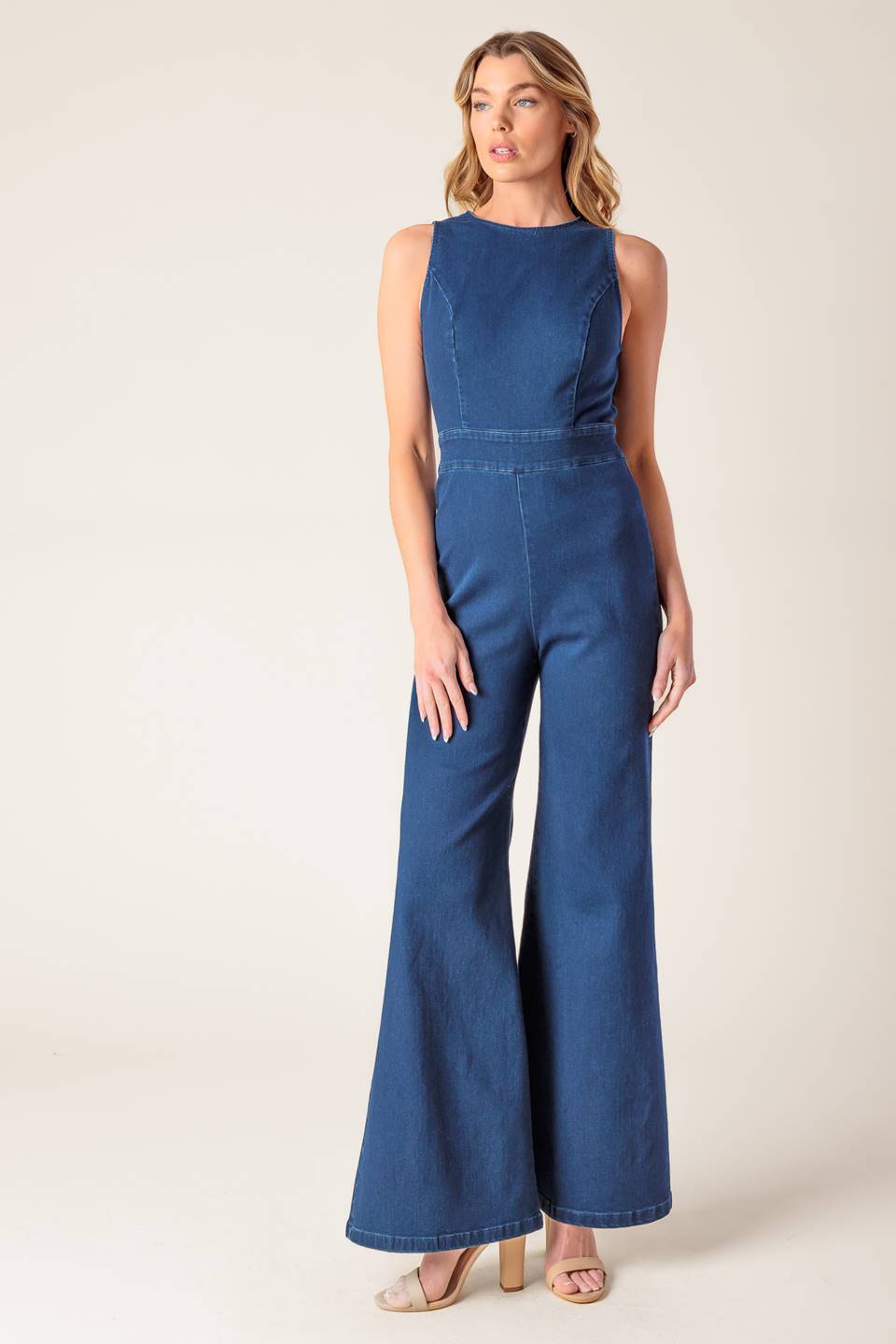 BOOK NOOK MEDIUM INDIGO DENIM JUMPSUIT - Concordia Style Boutique