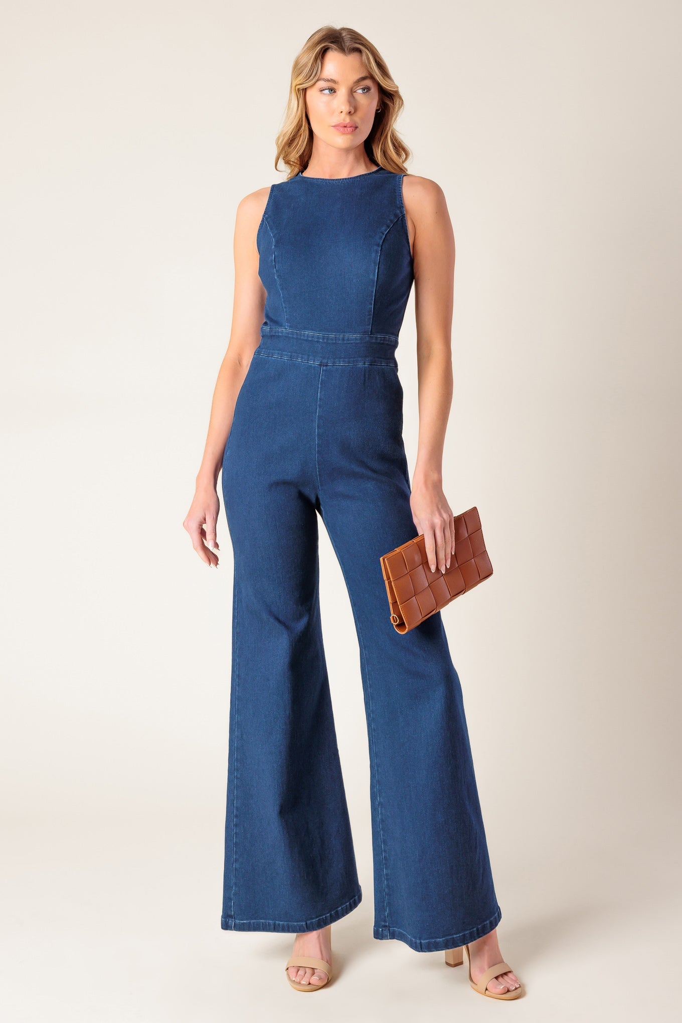 BOOK NOOK MEDIUM INDIGO DENIM JUMPSUIT - Concordia Style Boutique