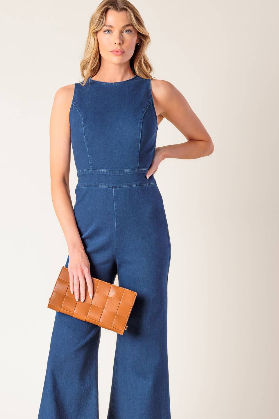 BOOK NOOK MEDIUM INDIGO DENIM JUMPSUIT - Concordia Style Boutique
