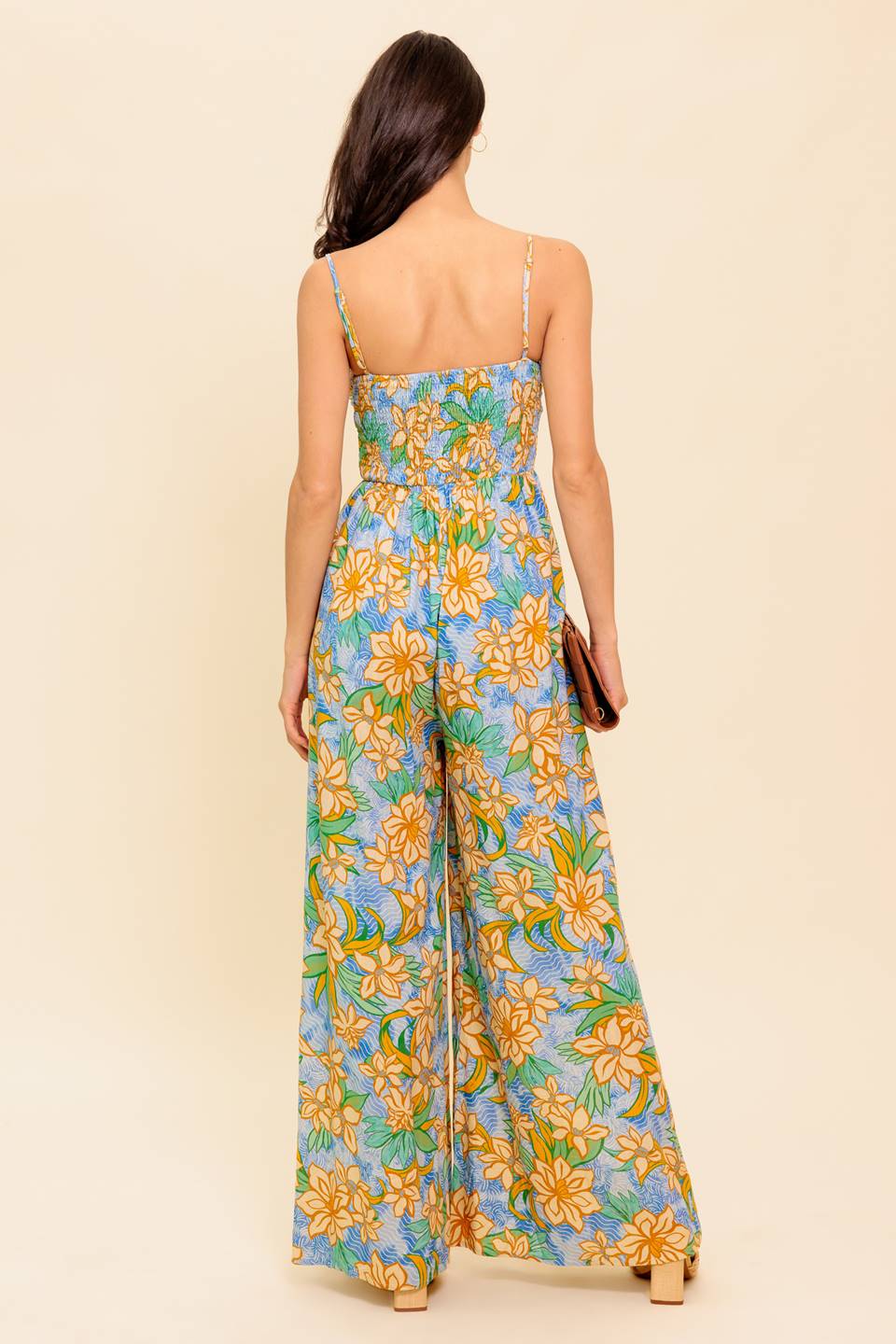 BY CHANCE BLUE WOVEN JUMPSUIT - Concordia Style Boutique