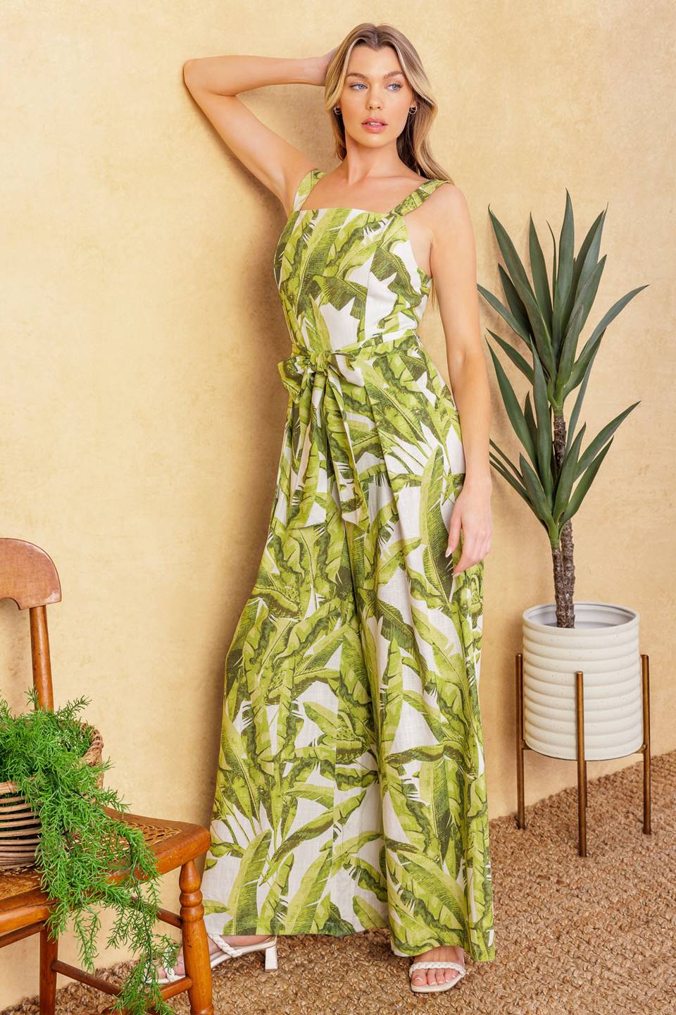 AMERICAN NIGHTS WOVEN JUMPSUIT - Concordia Style Boutique