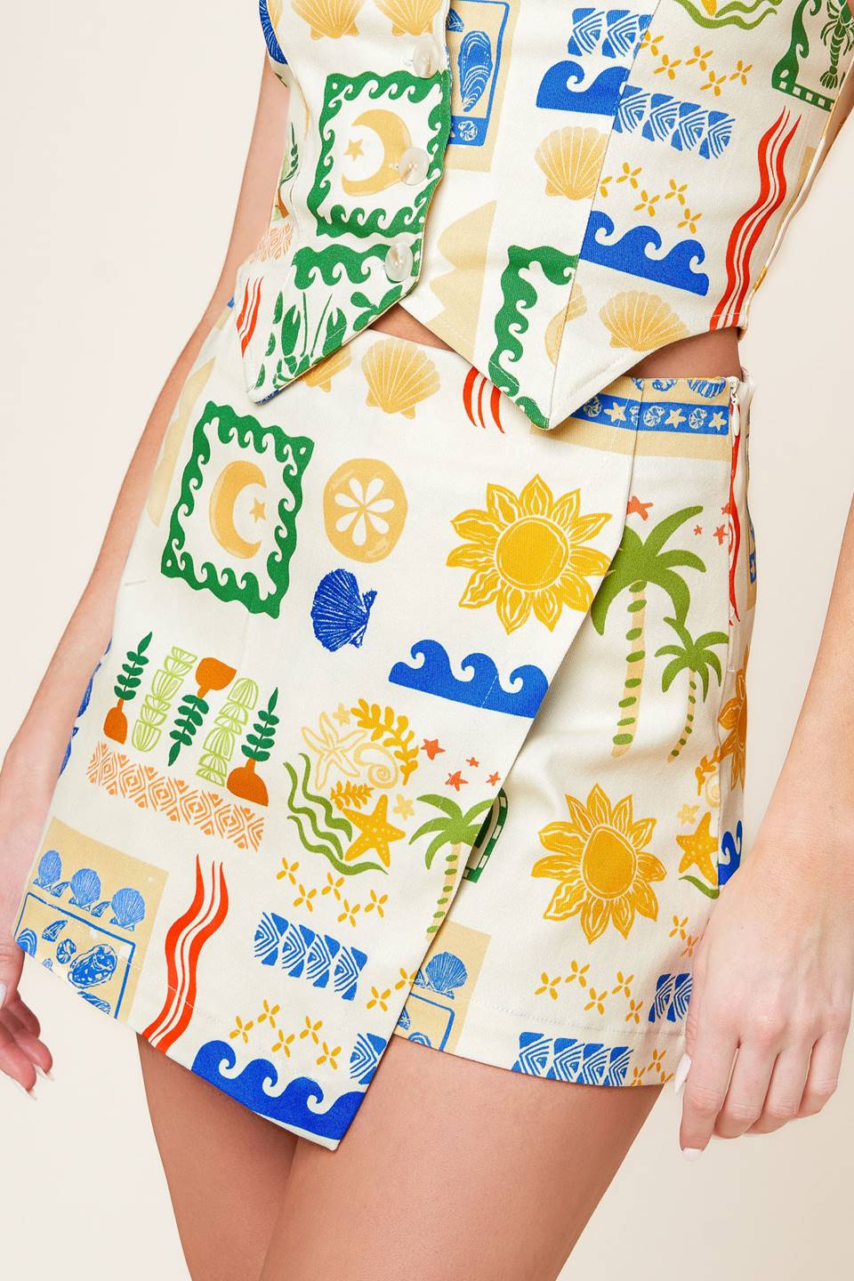 BON VOYAGE WOVEN SKORT - Concordia Style Boutique