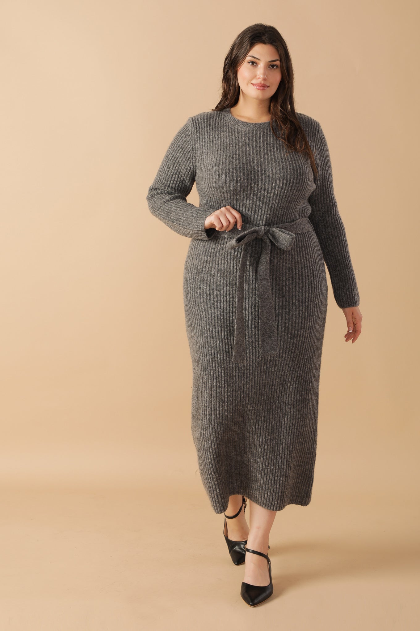 BE GOOD TO ME SWEATER MIDI DRESS - Concordia Style Boutique