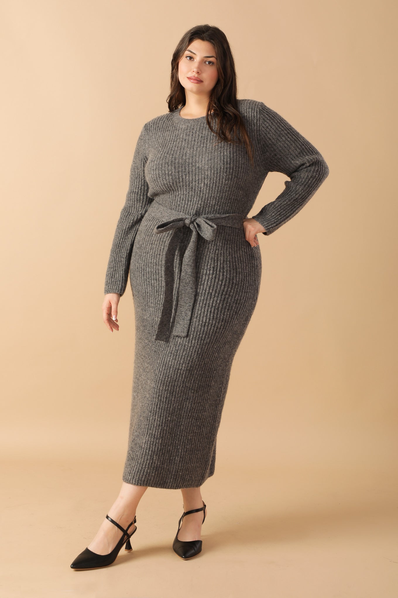 BE GOOD TO ME SWEATER MIDI DRESS - Concordia Style Boutique