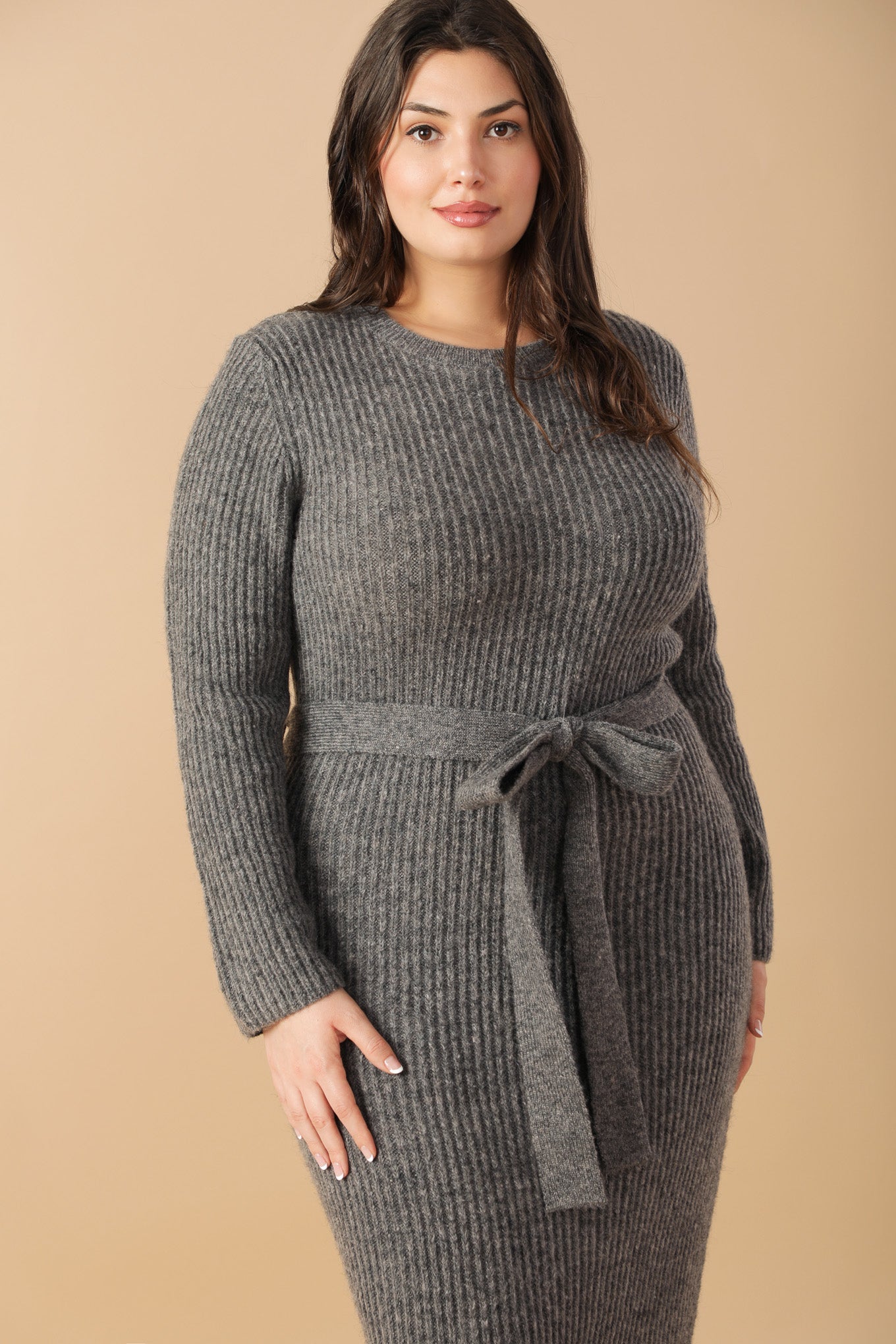 BE GOOD TO ME SWEATER MIDI DRESS - Concordia Style Boutique