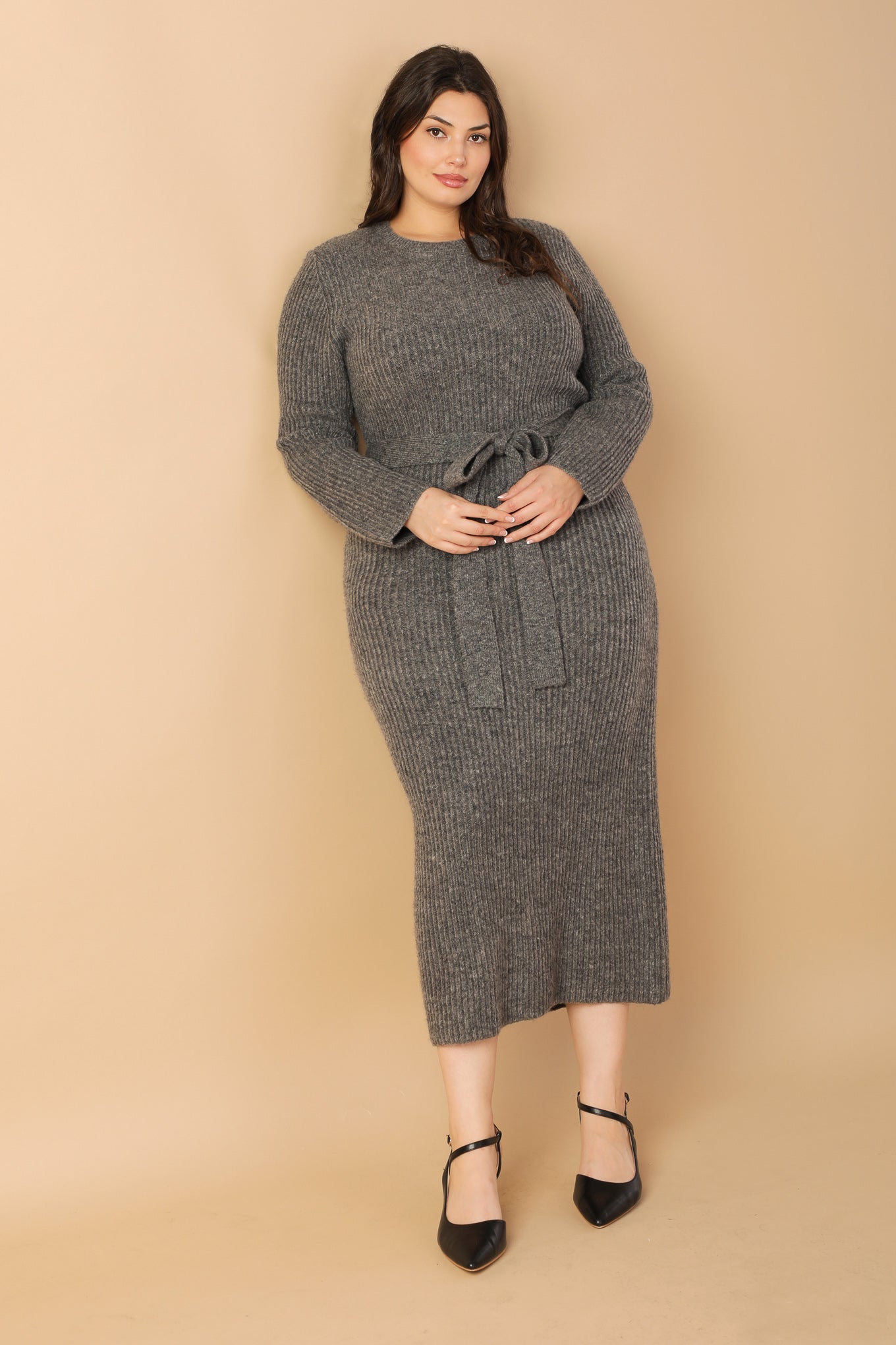 BE GOOD TO ME SWEATER MIDI DRESS - Concordia Style Boutique