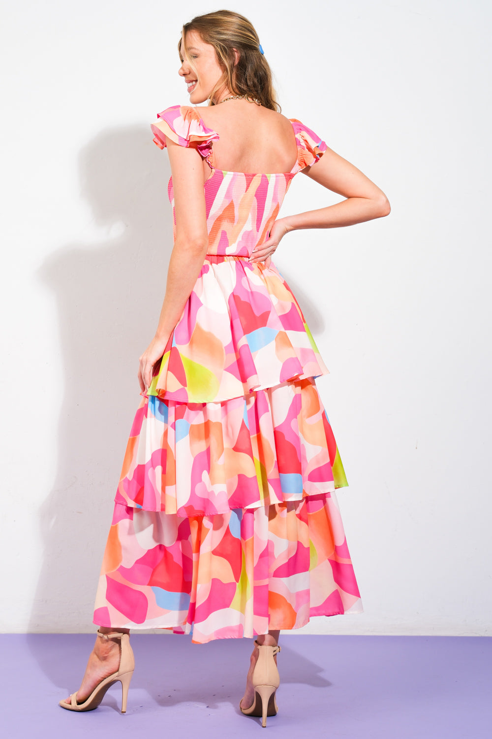 ABSOLUTE EDGE PINK WOVEN TOP AND SKIRT - Concordia Style Boutique