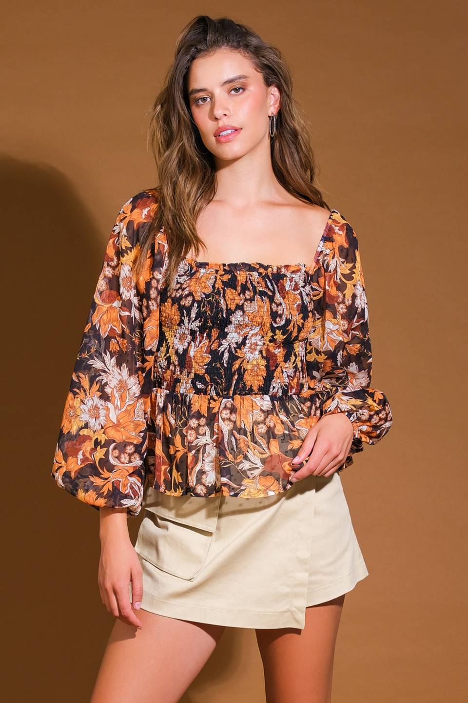 BEAMING PERFECTION WOVEN TOP - Concordia Style Boutique