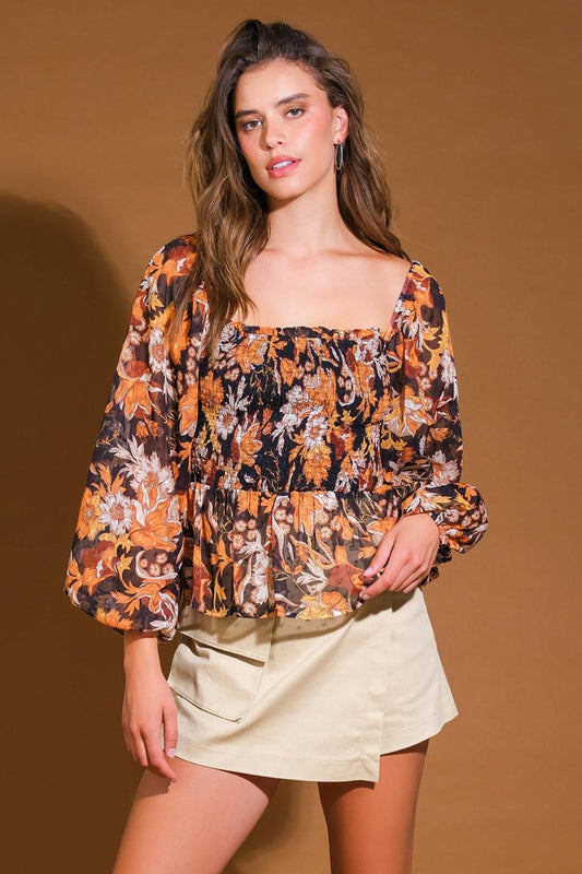 BEAMING PERFECTION WOVEN TOP - Concordia Style Boutique