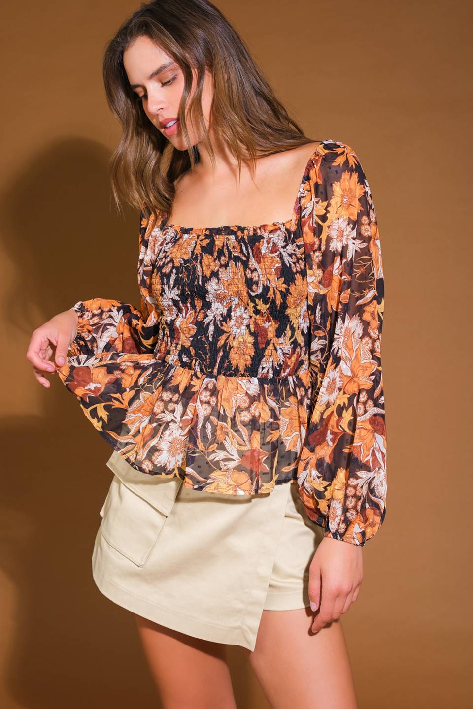 BEAMING PERFECTION WOVEN TOP - Concordia Style Boutique