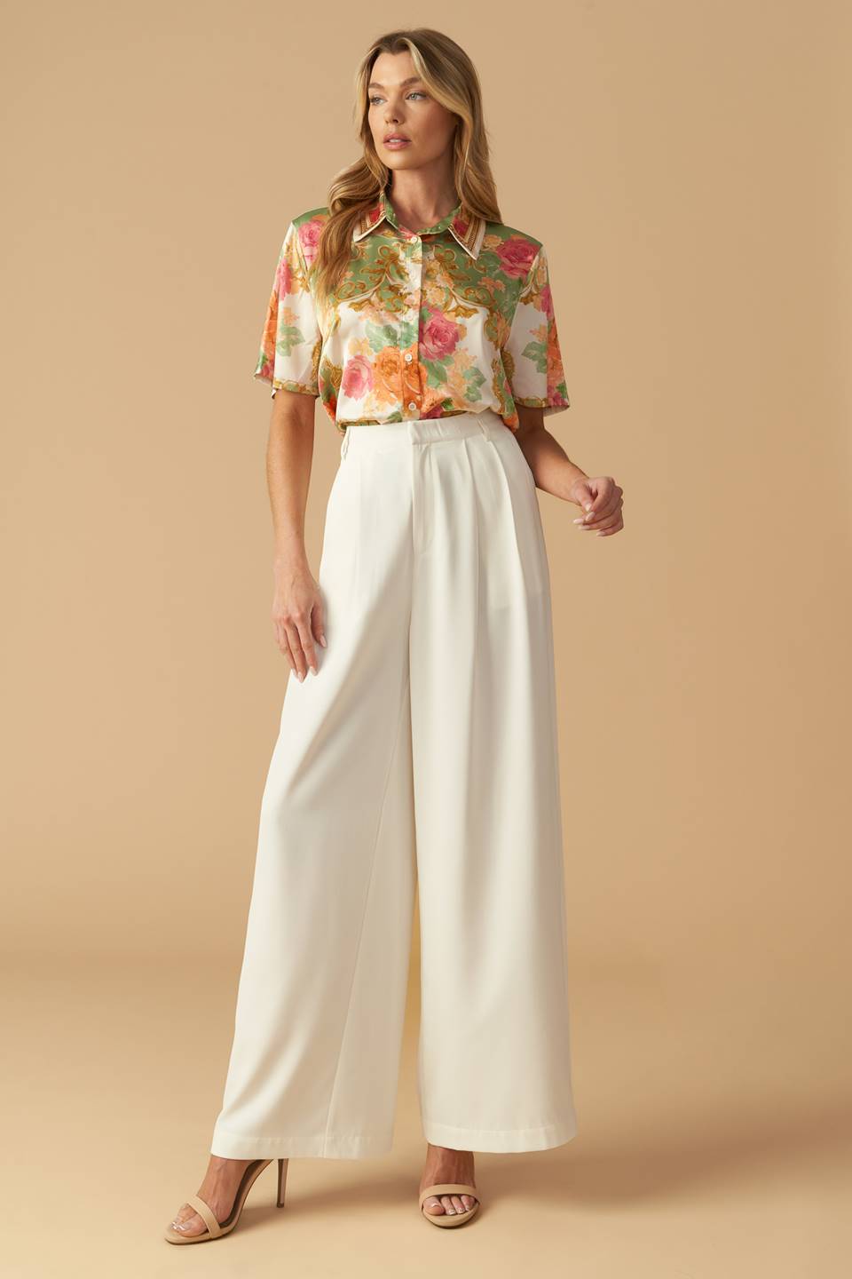 ALL EYES ON ME WOVEN TOP - Concordia Style Boutique