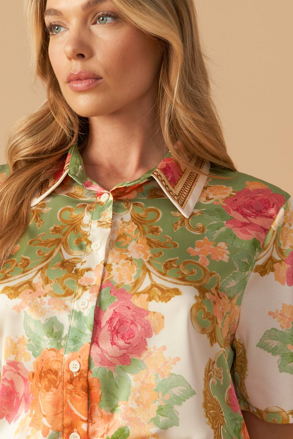 ALL EYES ON ME WOVEN TOP - Concordia Style Boutique