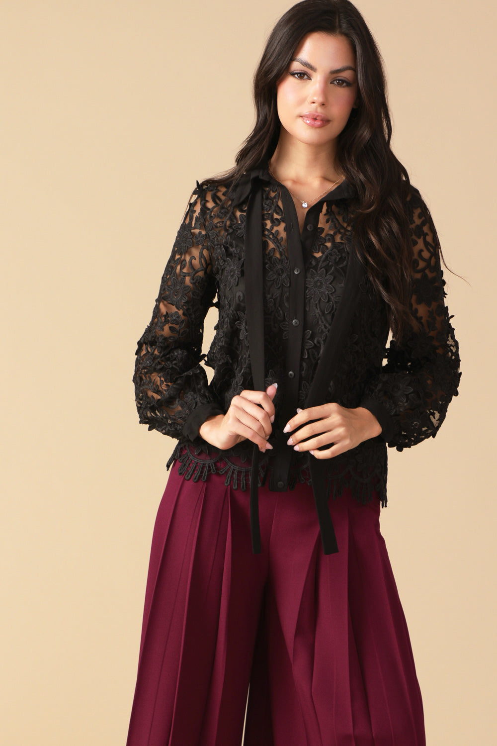 CALL IT FATE LACE TOP - Concordia Style Boutique