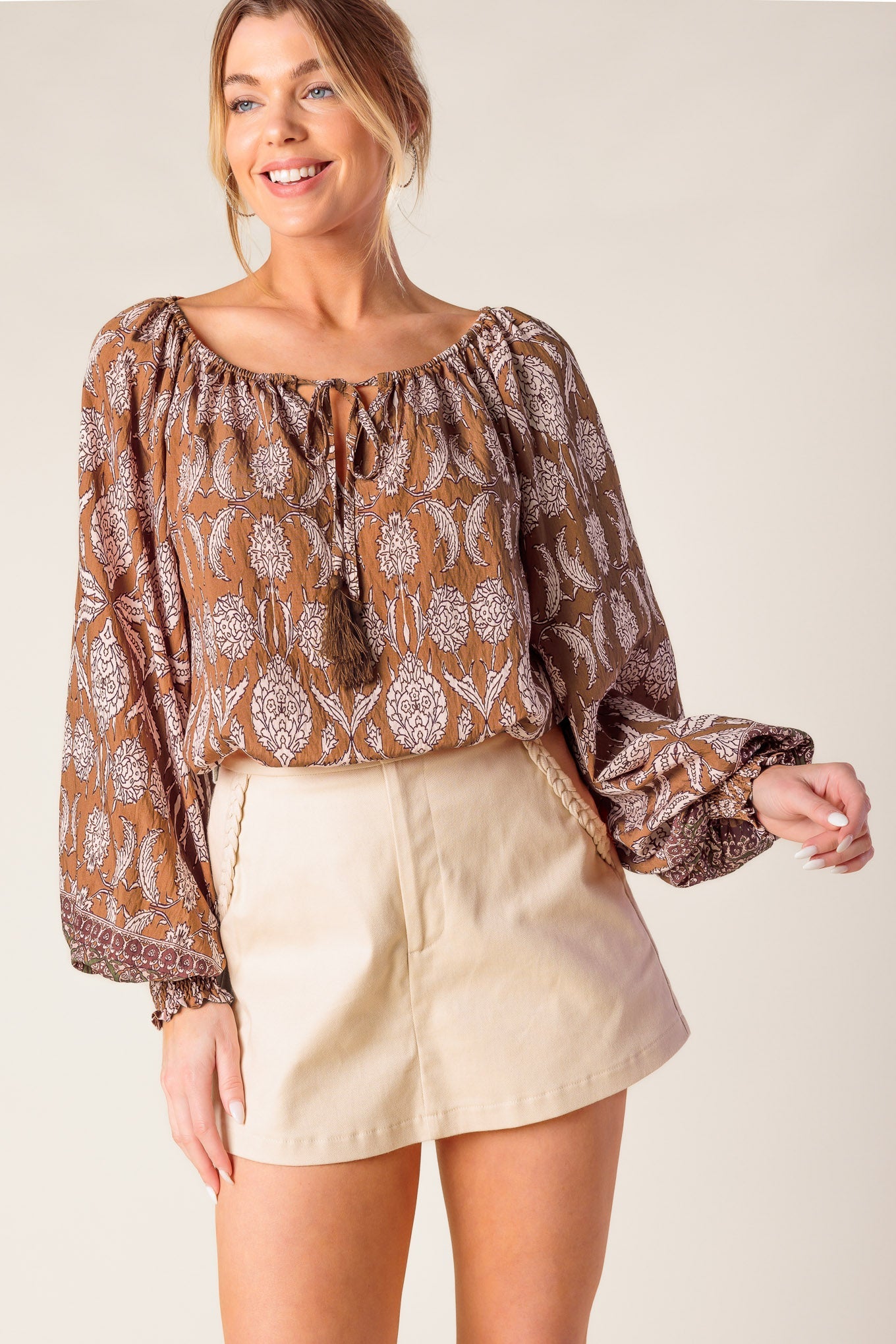 BE ALRIGHT WOVEN TOP - Concordia Style Boutique