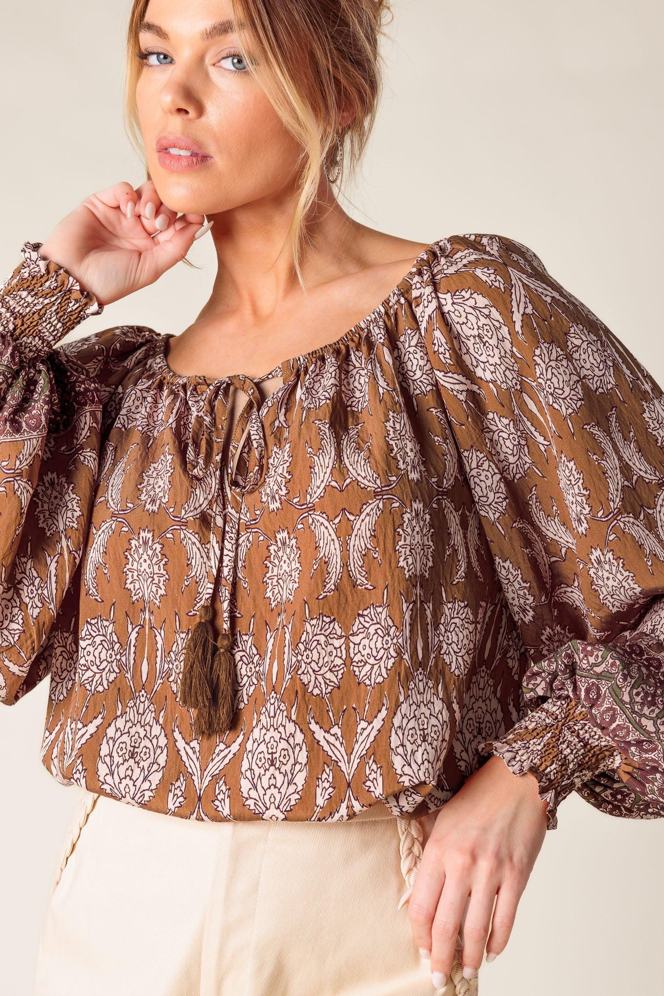 BE ALRIGHT WOVEN TOP - Concordia Style Boutique