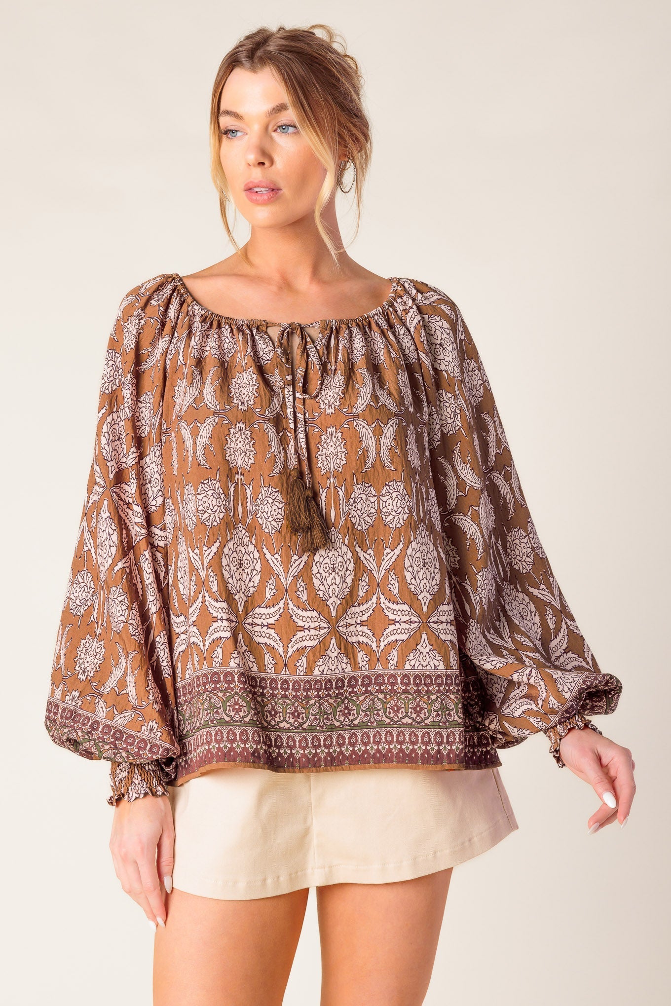 BE ALRIGHT WOVEN TOP - Concordia Style Boutique