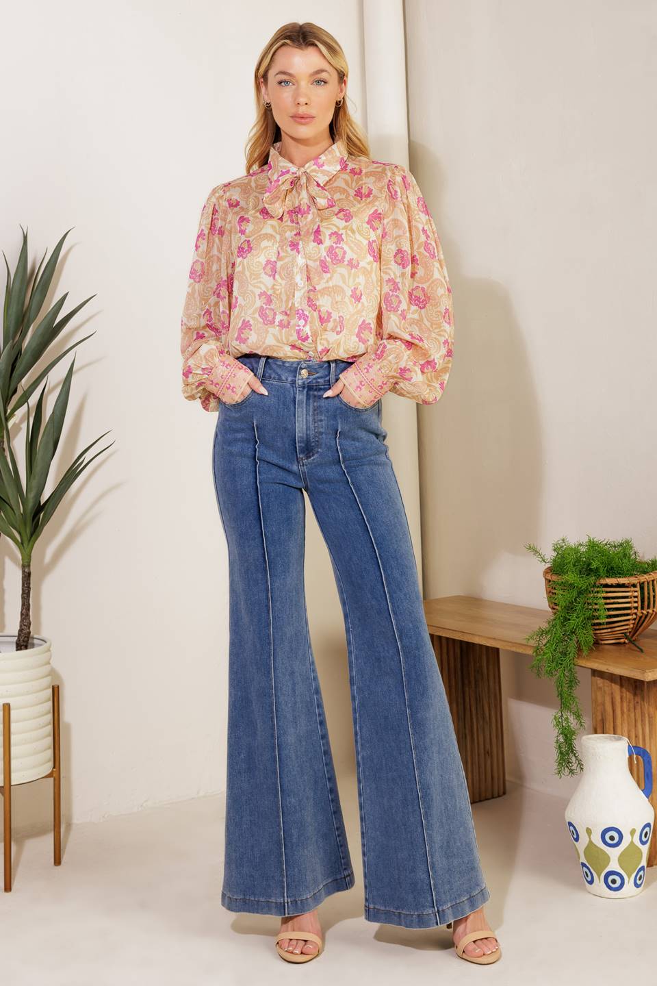 AGAINST THE ODDS WOVEN TOP - Concordia Style Boutique