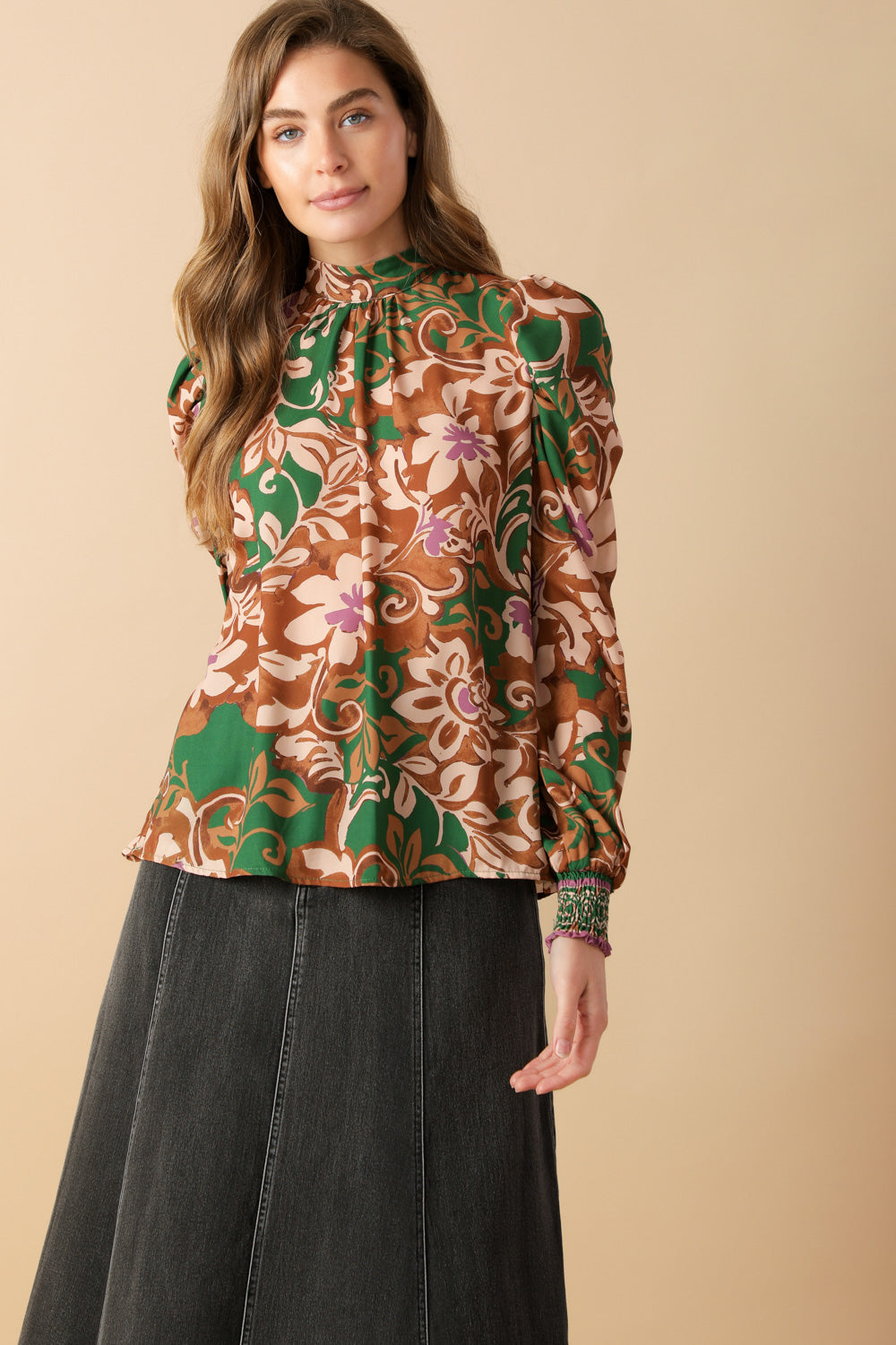 BREWED BLISS WOVEN TOP - Concordia Style Boutique