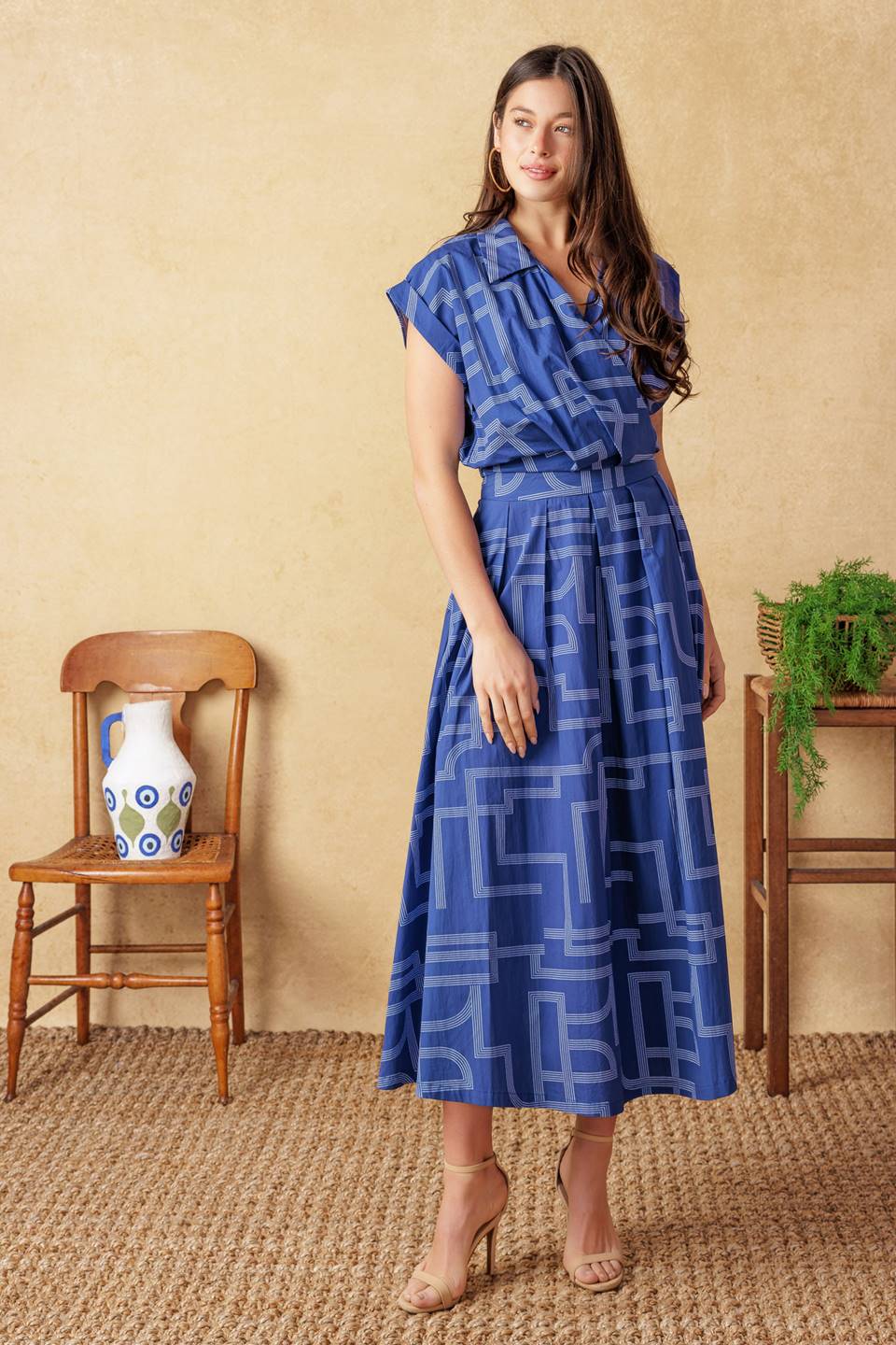 BRIGHT MOMENTS WOVEN TOP - Concordia Style Boutique