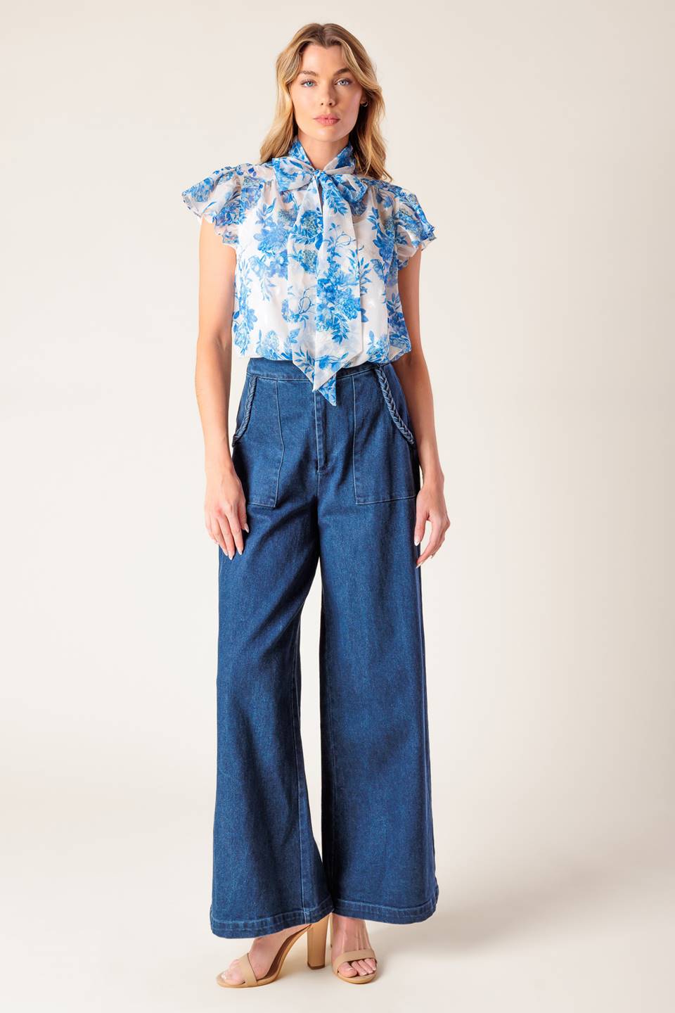 BEAUTY ICON WOVEN TOP - Concordia Style Boutique