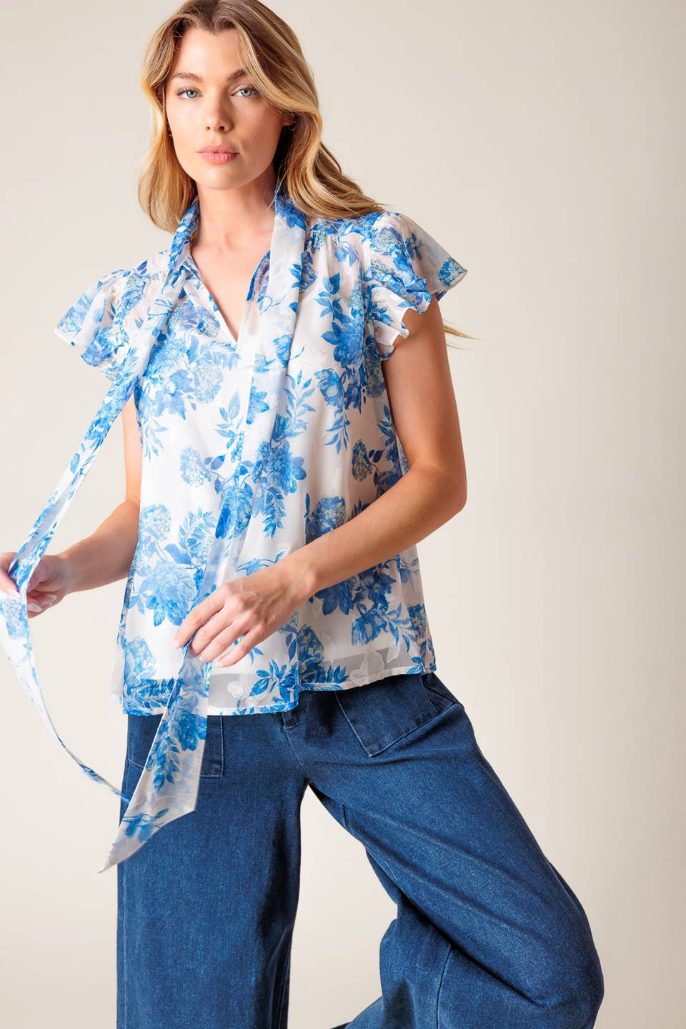 BEAUTY ICON WOVEN TOP - Concordia Style Boutique