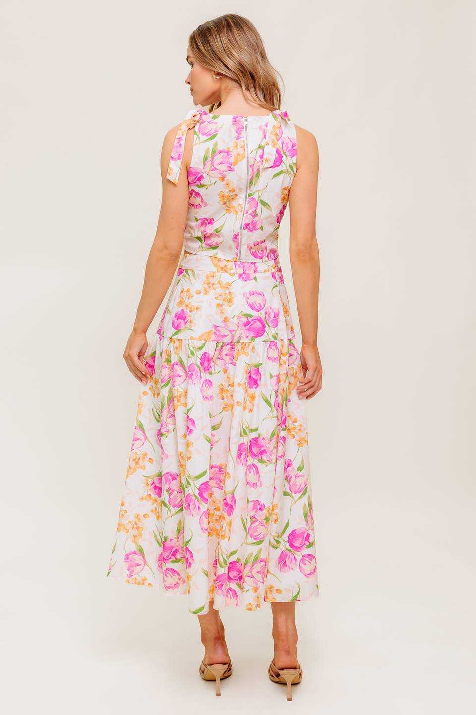 BOTANICAL BLISS WOVEN TOP AND SKIRT SET - Concordia Style Boutique