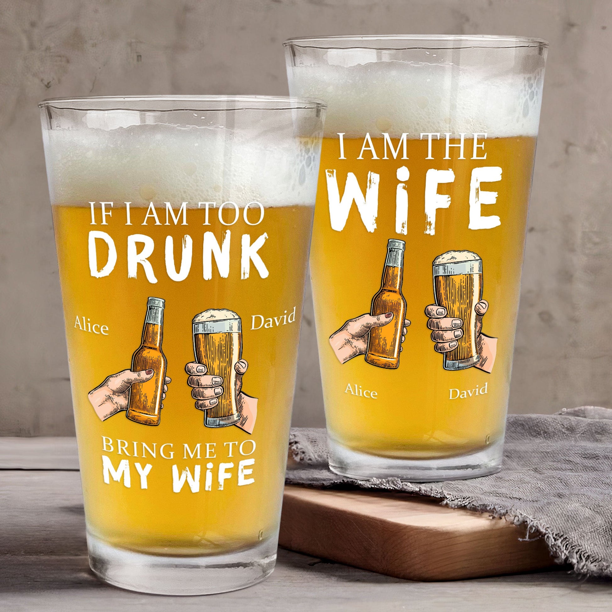 Personalized Beer Glass "If I Am Too Drunk" - Personalized Gift - Premium Beer Glass from Concordia Style Boutique - Just $26.22! Shop now at Concordia Style Boutique