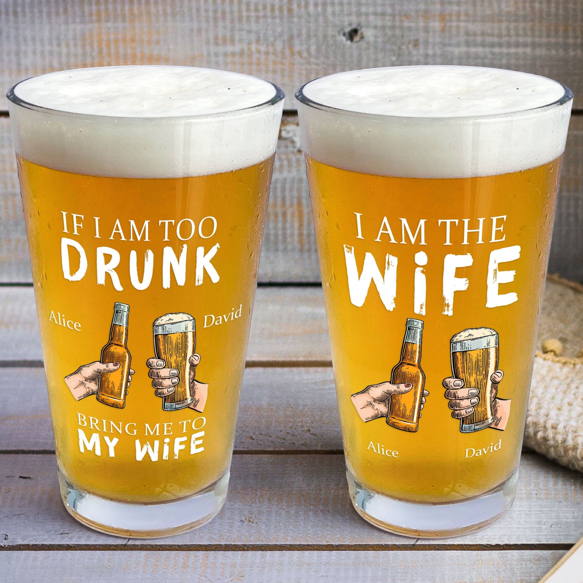 Personalized Beer Glass "If I Am Too Drunk" - Personalized Gift - Premium Beer Glass from Concordia Style Boutique - Just $26.22! Shop now at Concordia Style Boutique