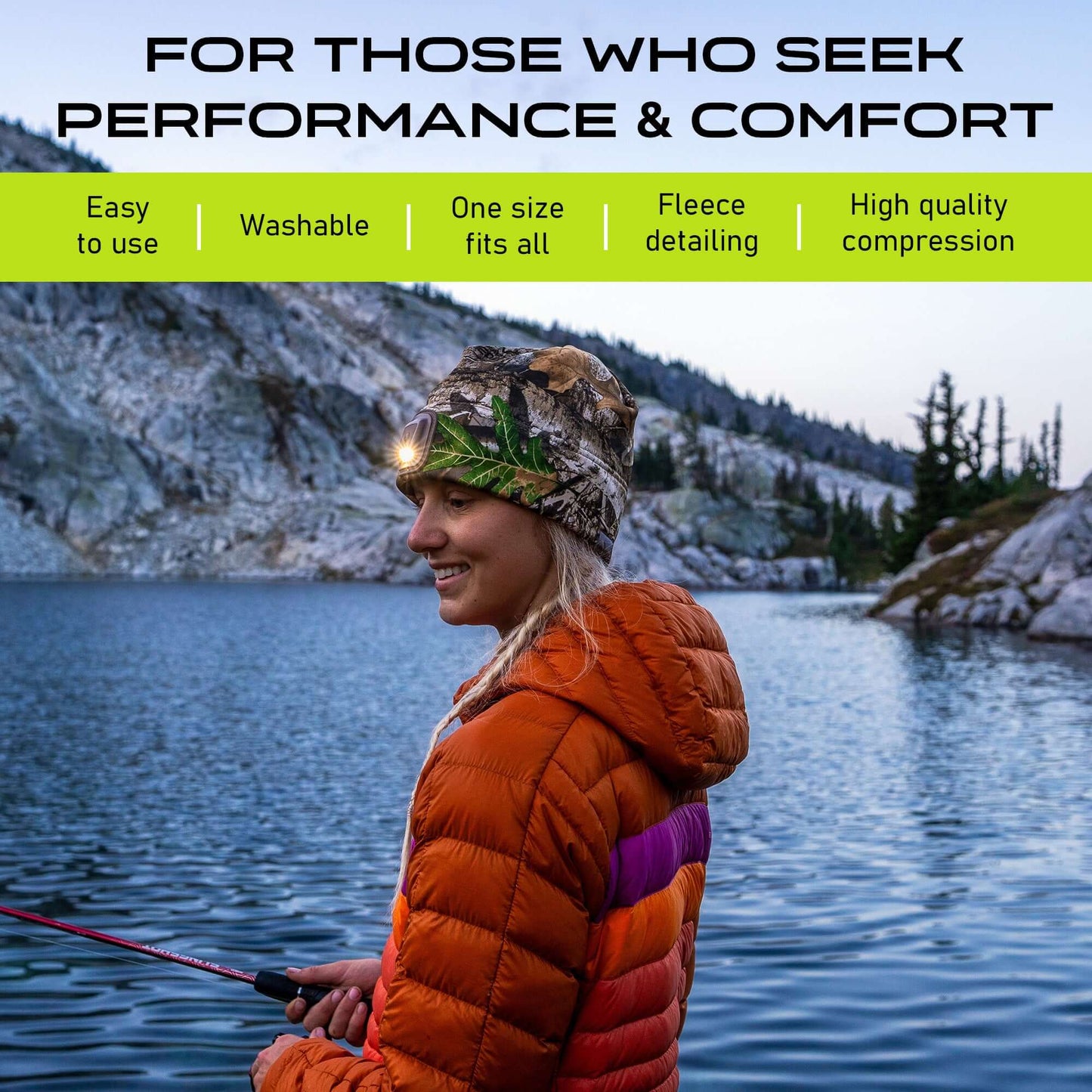 POWERCAP 3.0 Lighted Headlamp Fleece Beanies Rechargeable LED - 150 Lumens - Concordia Style Boutique