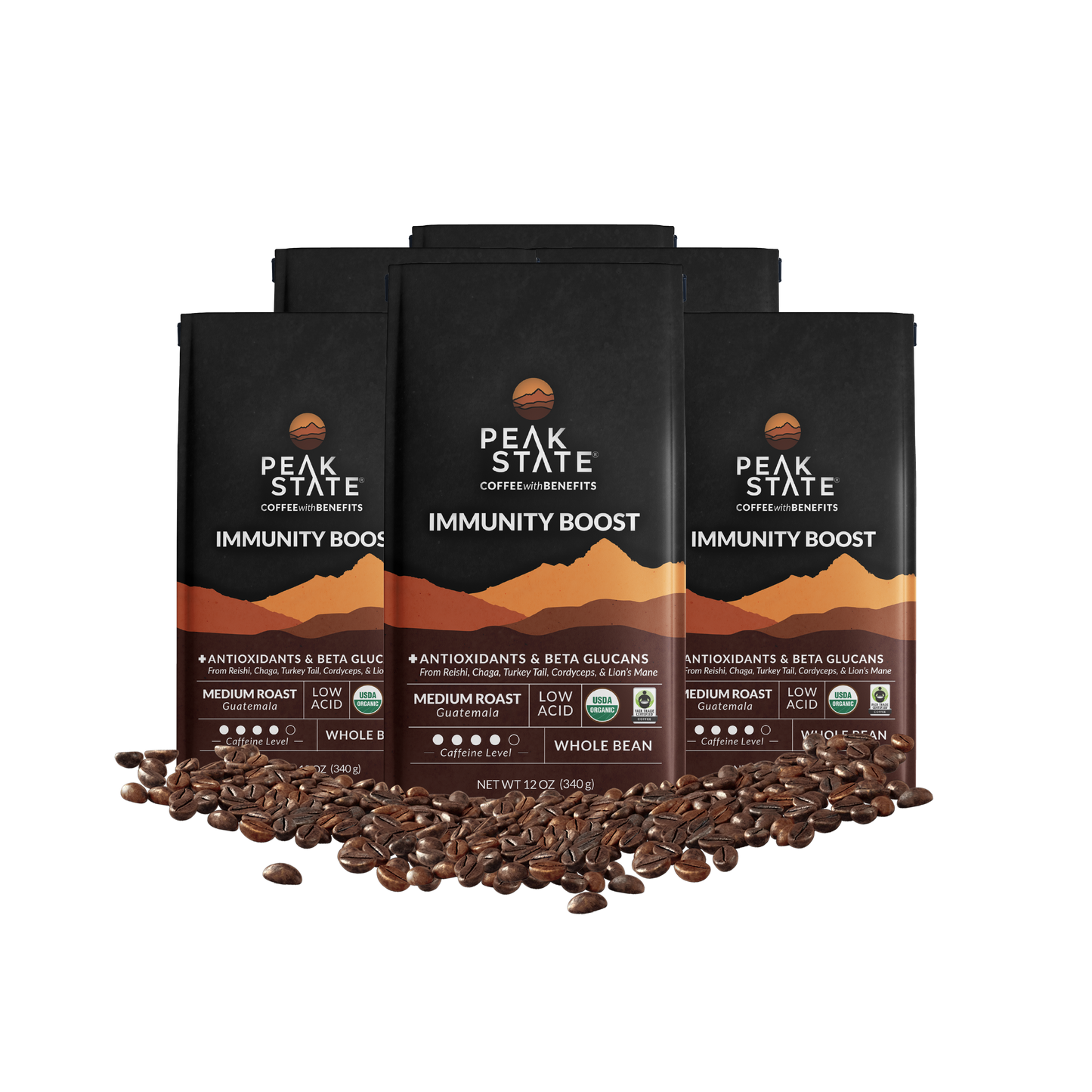 Wholesale Only - Case of 6 - IMMUNITY BOOST Medium Roast