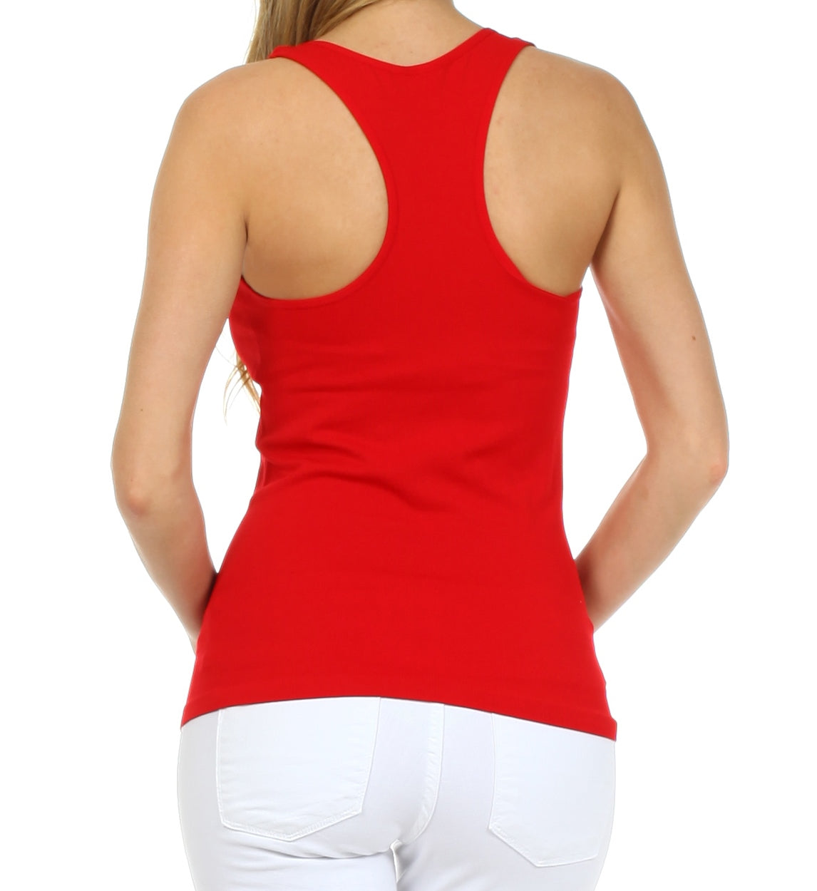 Sakkas Basics Ribbed Racerback Cami Tank Top - Concordia Style Boutique