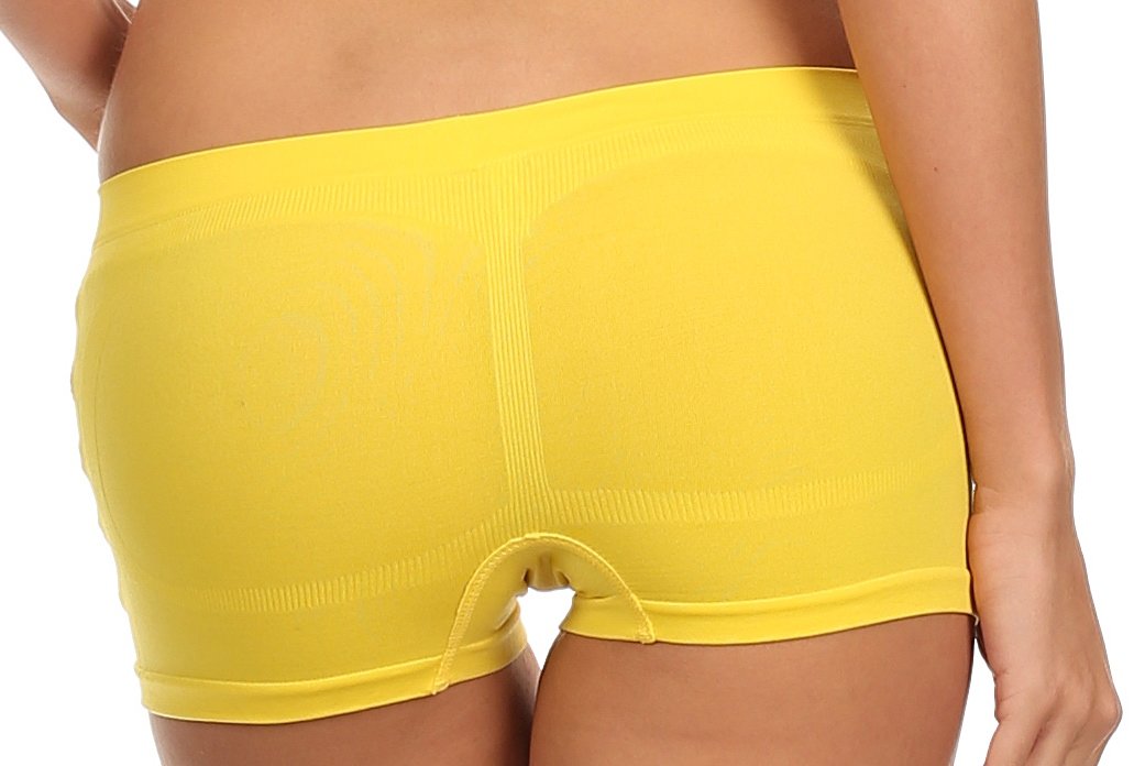 Sakkas Women's Seamless Stretch Boy Short Panties (6 Pack) - Concordia Style Boutique