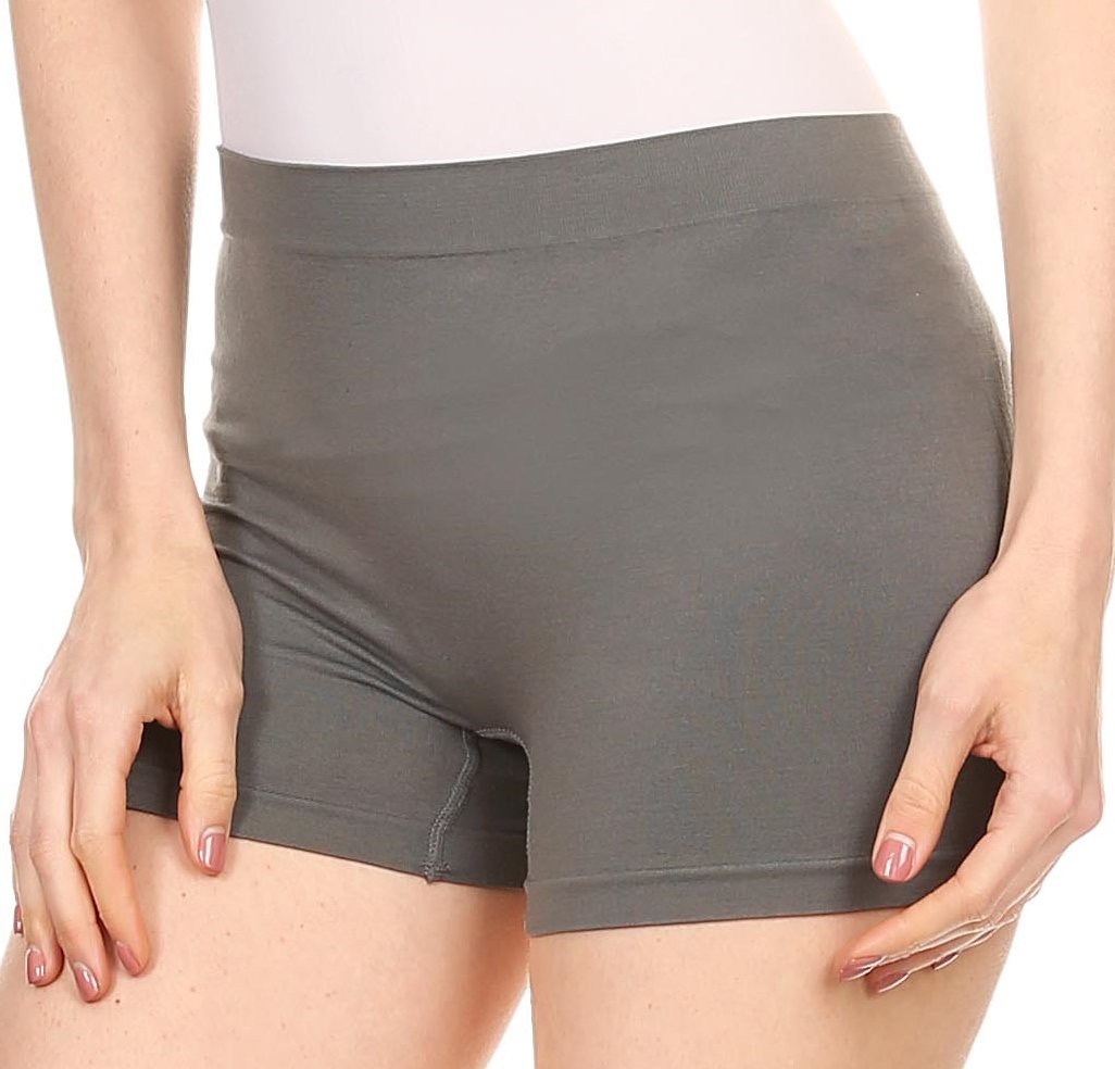 Sakkas Women's Seamless Stretch Boy Short Panties (6 Pack) - Concordia Style Boutique