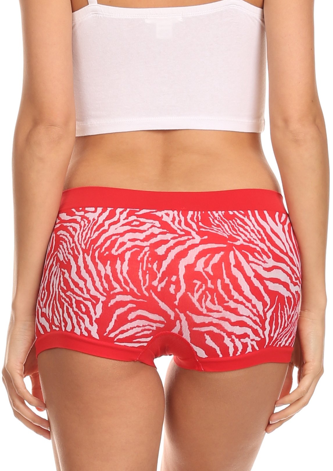 Sakkas Women's Seamless Stretch Boy Short Panties (6 Pack) - Concordia Style Boutique