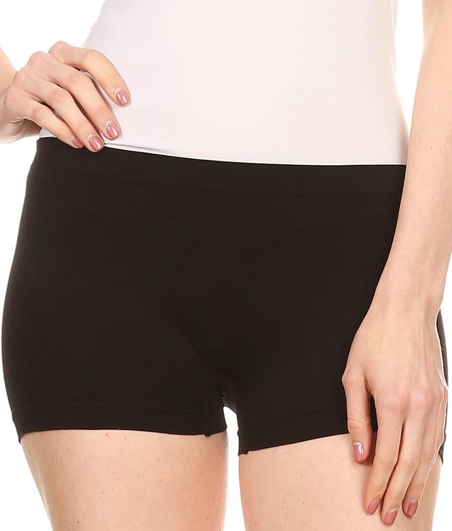 Sakkas Women's Seamless Stretch Boy Short Panties (6 Pack) - Concordia Style Boutique
