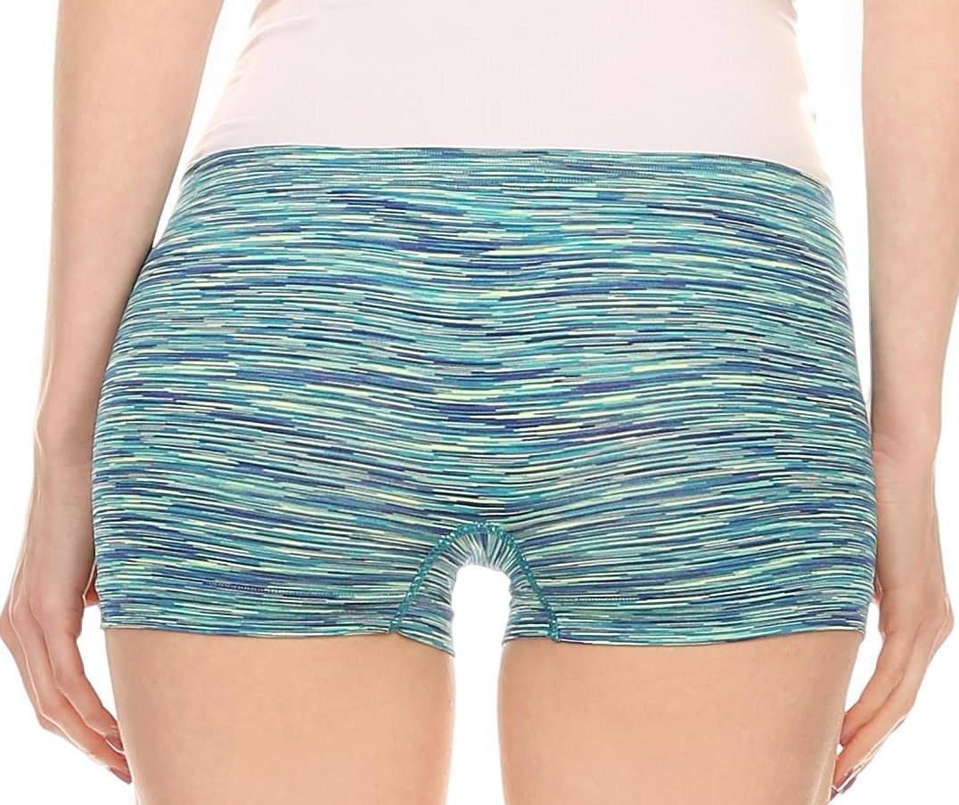 Sakkas Women's Seamless Stretch Boy Short Panties (6 Pack) - Concordia Style Boutique